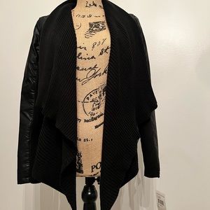 Blank NYC Sweater (faux) leather jacket